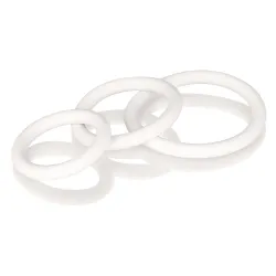 Calexotics Lot de 3 cockrings souples Blanc